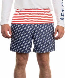 Aftco Captain America Fishing Short - Midnight -Fishing Tackle Sale aftco captain america fishing short midnight 31903.1697126991