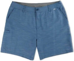 AFTCO Mens 365 Hybrid Chino 7in Shorts - Bering Sea - 28