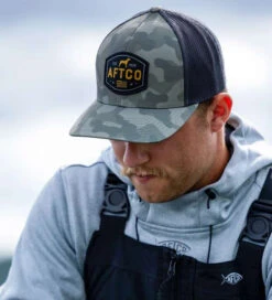 Aftco Best Friend Trucker Hat - Green OG Camo -Fishing Tackle Sale aftco mc1057 gogc 1 best friend trucker hat 76502.1727187772