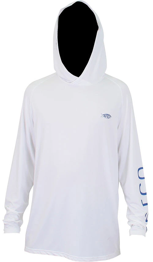 Aftco Samurai 2 Heathered Long Sleeve Hooded Shirts 7 Aftco Samurai 2 Heathered Long Sleeve Hooded Shirts - Image 5