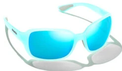 Bajio Balam Sunglasses - Cenote Blue Gloss Frame/Blue Glass Lens
