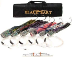 Black Bart Lures Tournament Blue Marlin Rigged Trolling Pack