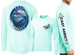 David Dunleavy DMW8051 Cast Addict Bluefin Tuna LS Performance Shirts -Fishing Tackle Sale david dunleavy dmw8051 cast addict bluefin tuna ls performance shirts 28650.1696981676
