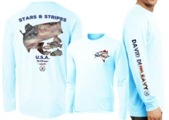 David Dunleavy Stars & Stripes Long Sleeve Shirts -Fishing Tackle Sale david dunleavy dmw8060 stars stripes long sleeve shirts 30605.1697048992