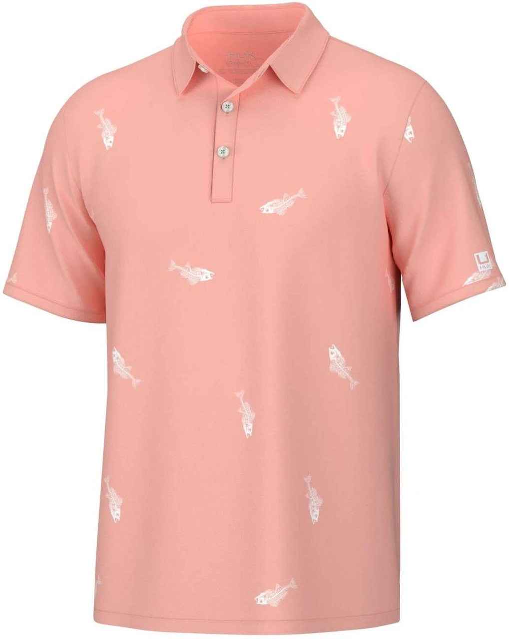 Huk Fresh Bones Pursuit Polo 3 Huk Fresh Bones Pursuit Polo