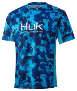 Huk Icon X Refraction Camo Short Sleeve Shirt - San Sal