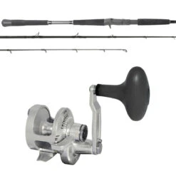 Accurate Valiant BV-300CL-S / OTI-PBI701HFA Pitch Black Inshore Combo