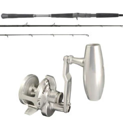 Accurate Valiant BV-300L-SPJ / OTI-PBI701HFA Pitch Black Inshore Combo