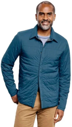 Orvis Mens Pro Insulated Shirt Jacket - Atlantic -Fishing Tackle Sale orvis pro insulated shirt jacket 79596.1697370286