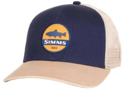 Simms Trout Patch Trucker - Navy