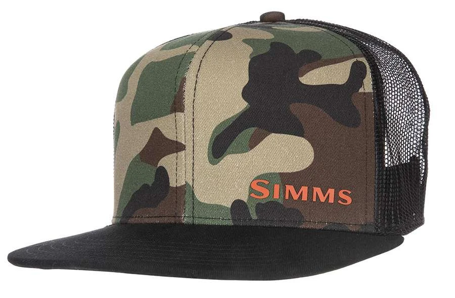 Simms Flat Brim Cap - Woodland Camo 3 Simms Flat Brim Cap - Woodland Camo