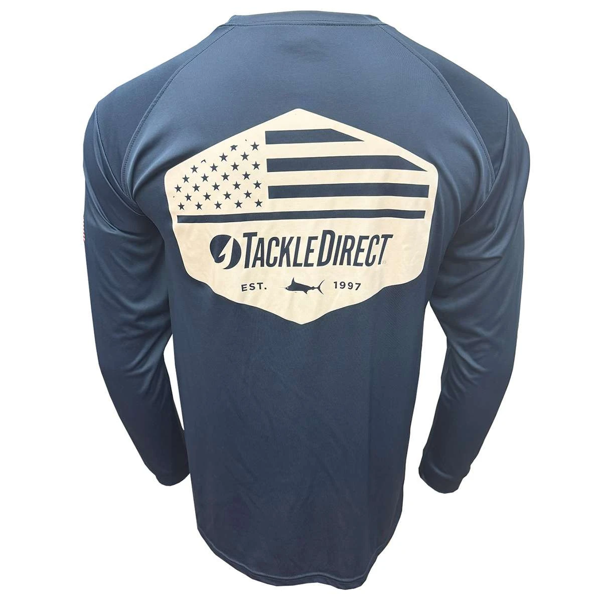 TackleDirect Stars N Stripes Performance Long Sleeve Shirt - Navy - Small 3 TackleDirect Stars N Stripes Performance Long Sleeve Shirt - Navy - Small