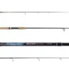 TackleDirect Silver Hook 2-Piece Spinning Rods W/ Travel Case