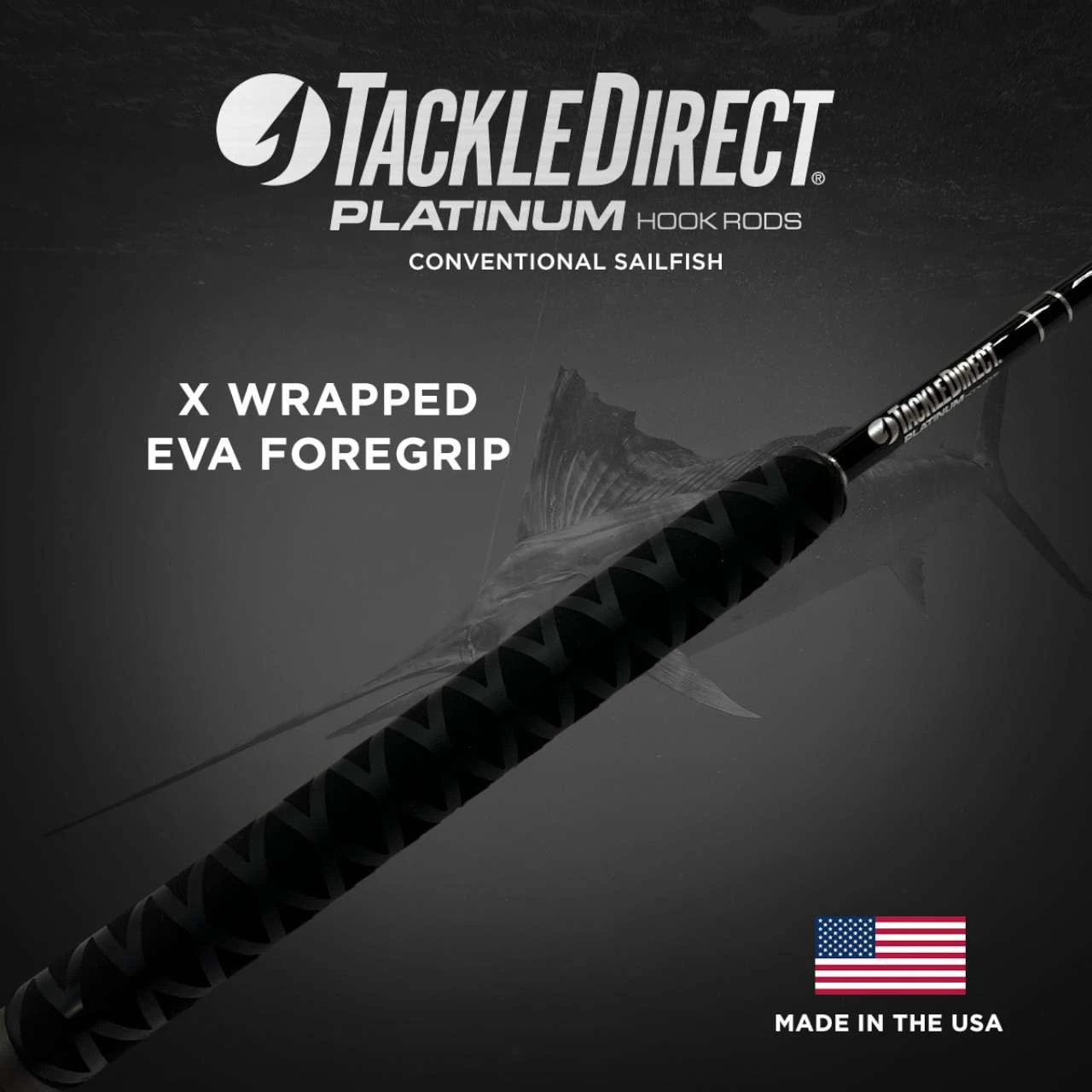 TackleDirect Platinum Hook Conventional Sailfish Rod 6 TackleDirect Platinum Hook Conventional Sailfish Rod - Image 4