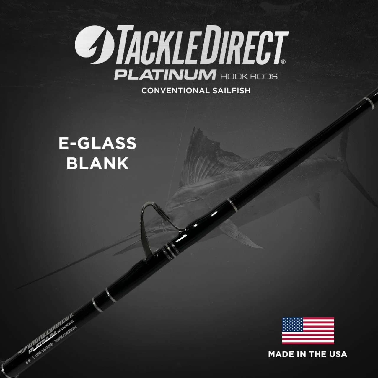 TackleDirect Platinum Hook Conventional Sailfish Rod 5 TackleDirect Platinum Hook Conventional Sailfish Rod - Image 3