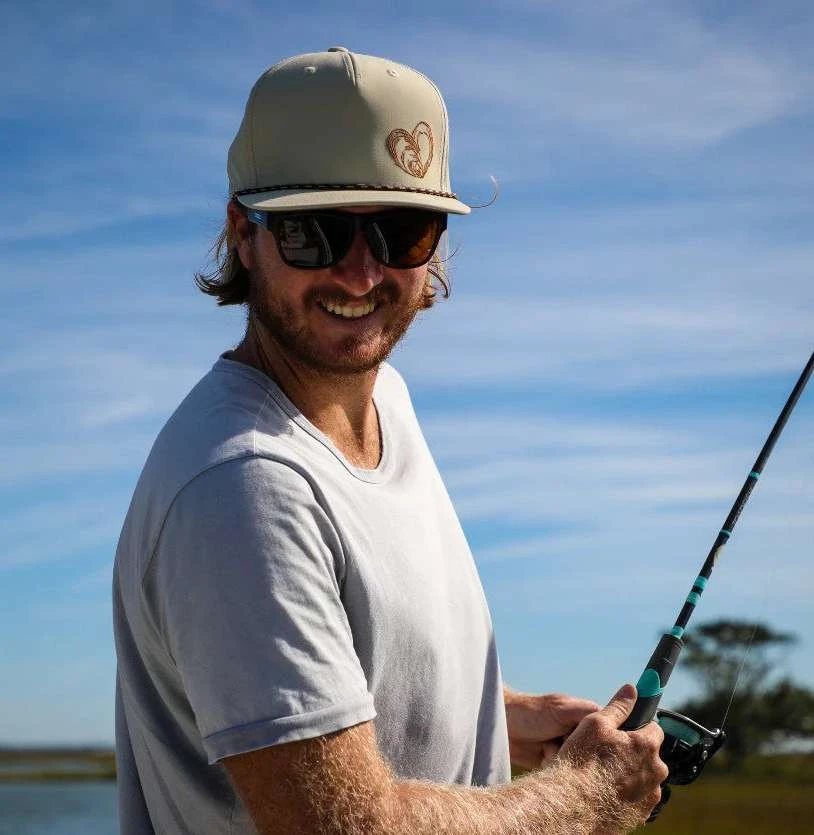 Toadfish The Oyster Trucker 5 Panel Hat - Tan 6 Toadfish The Oyster Trucker 5 Panel Hat - Tan - Image 4