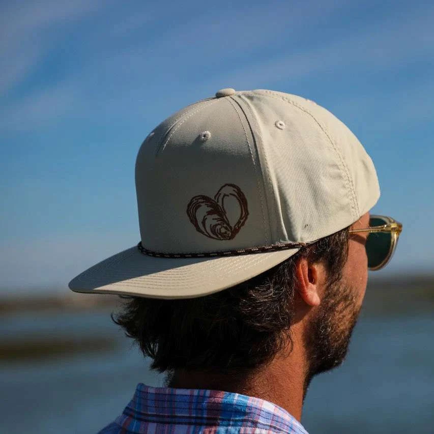 Toadfish The Oyster Trucker 5 Panel Hat - Tan 4 Toadfish The Oyster Trucker 5 Panel Hat - Tan - Image 2