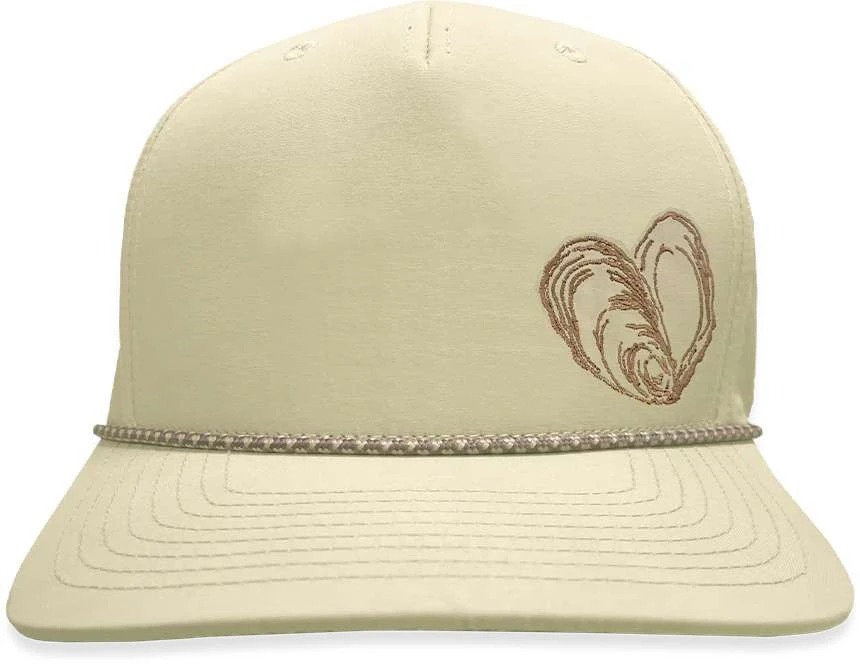 Toadfish The Oyster Trucker 5 Panel Hat - Tan 3 Toadfish The Oyster Trucker 5 Panel Hat - Tan