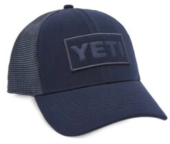 YETI Navy On Navy Patch Trucker Hat